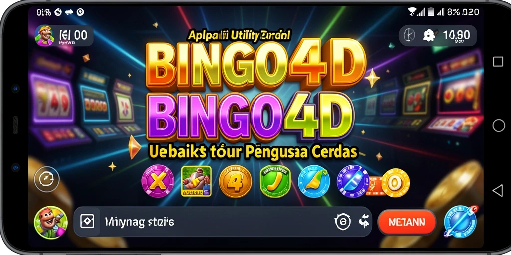 Tampilan utama BINGO4D yang mempermudah akses fitur Utility.