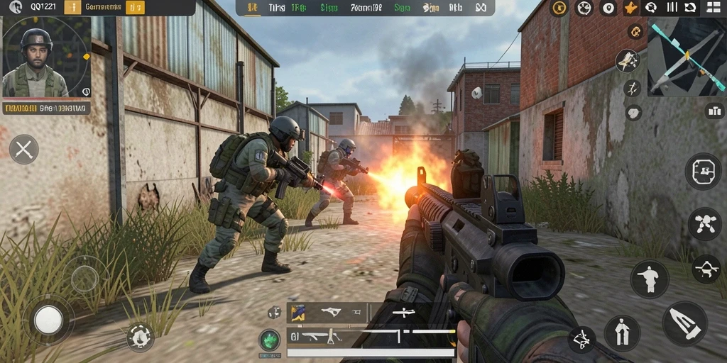 Pengambilan gambar dari gameplay intens QQ1221 yang menarik.
