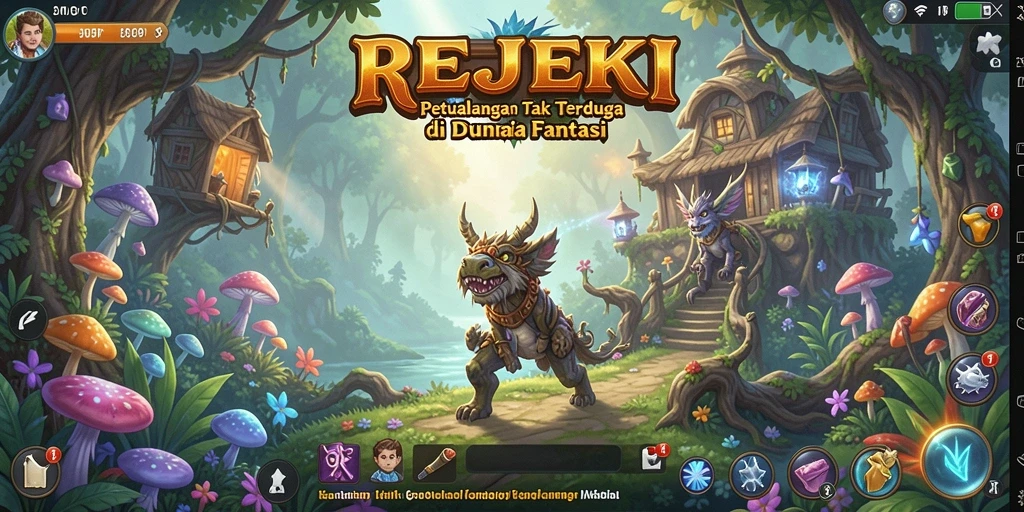 Tangkapan layar gameplay <strong>REJEKI</strong> menampilkan aksi petualangan yang seru.