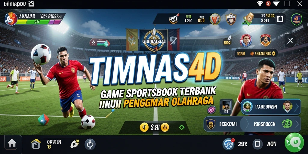 Tampilan gameplay TIMNAS4D menonjolkan taruhan olahraga yang seru.